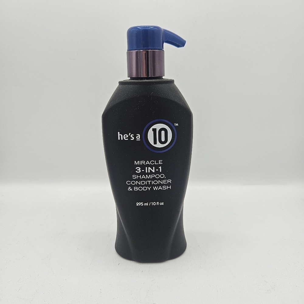 He's a 10 Miracle 3-in-1 Shampoo, Conditioner, & Body Wash